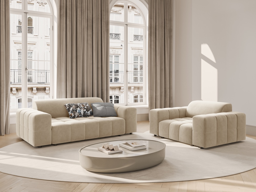 CXL by Christian Lacroix: Canapé, "Luc", 2 Places, 178x102x70
Fabriqué en Europe - canapé 2 places