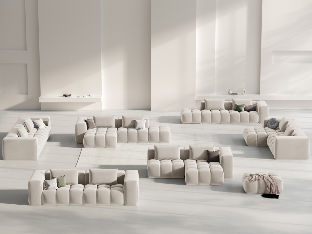 CXL by Christian Lacroix: Lorella - ecksofa 3 sitze