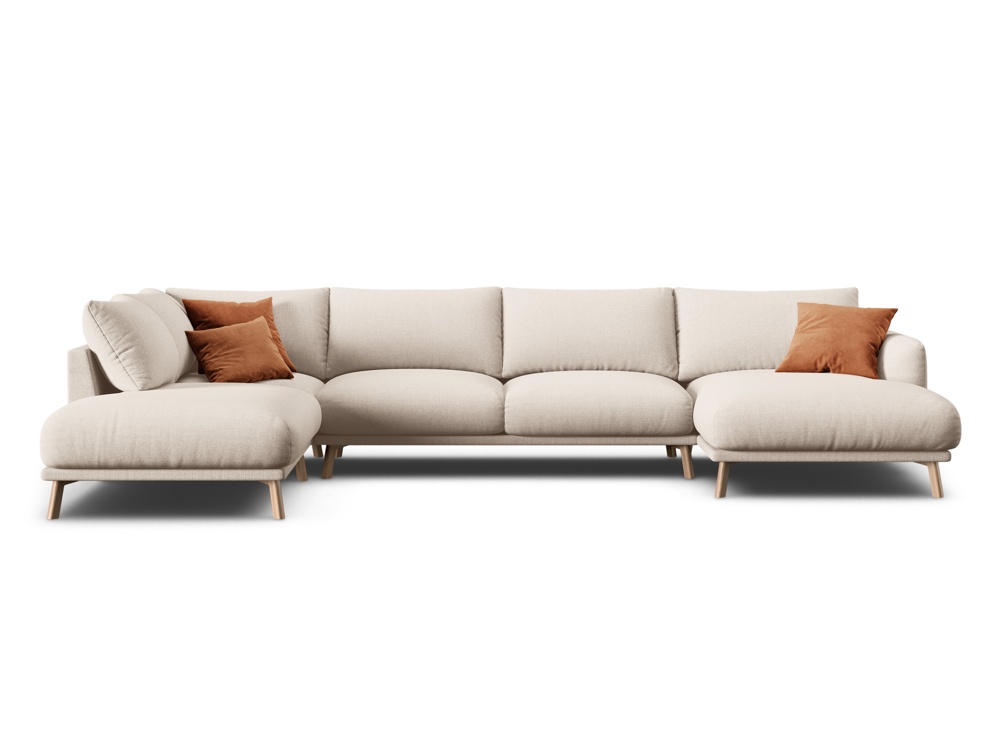 CXL by Christian Lacroix: Margot - canapé d'angle panoramique 6 places