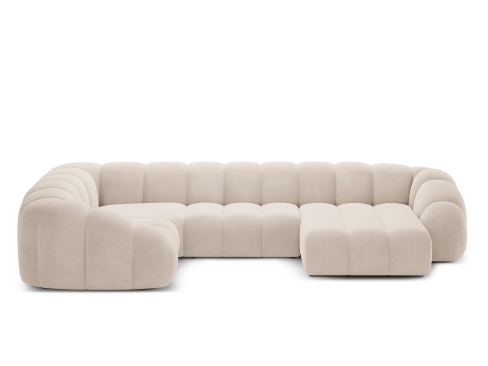 CXL by Christian Lacroix: Lyna - canapé d'angle panoramique 6 places